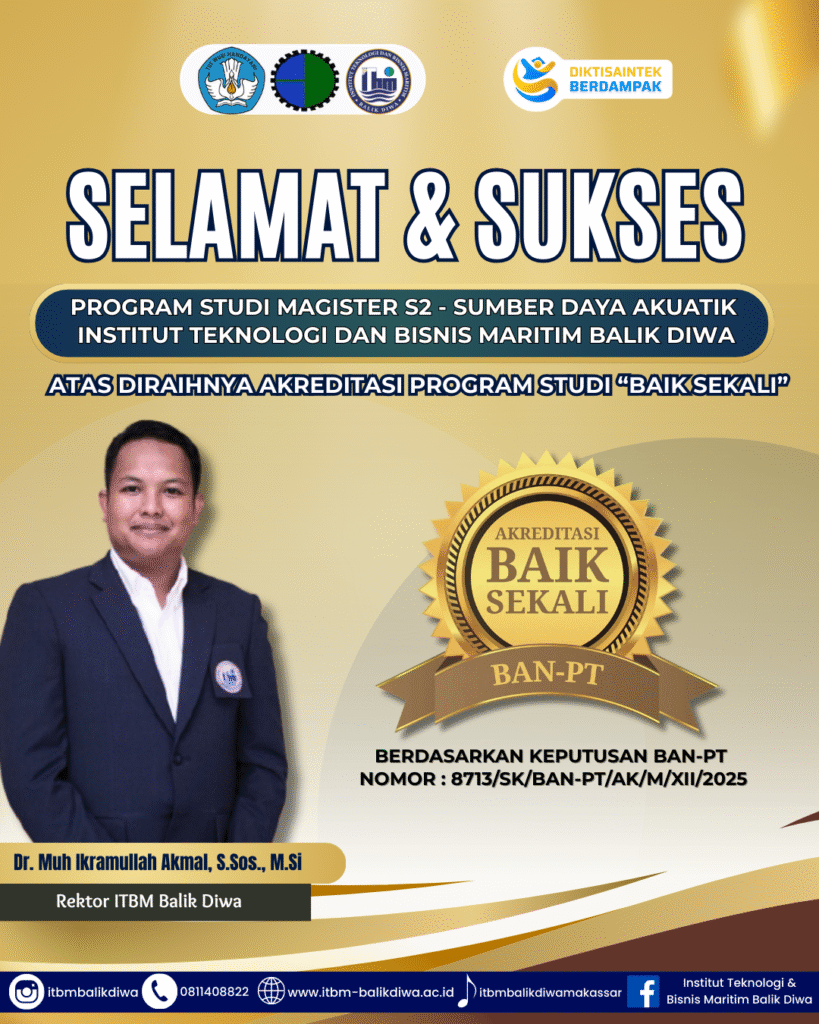 Prodi Magister S2 Sumber Daya Akuatik Raih Akreditasi “Baik Sekali”